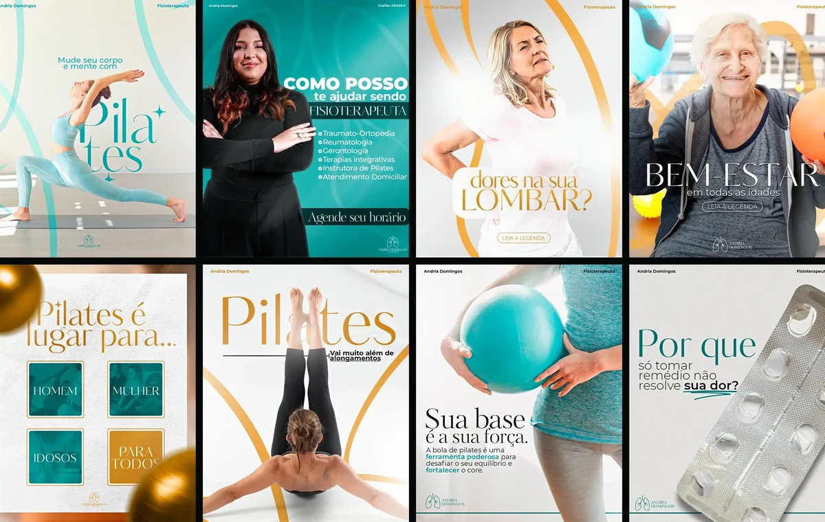 Projeto visual Andria Fisioterapia
